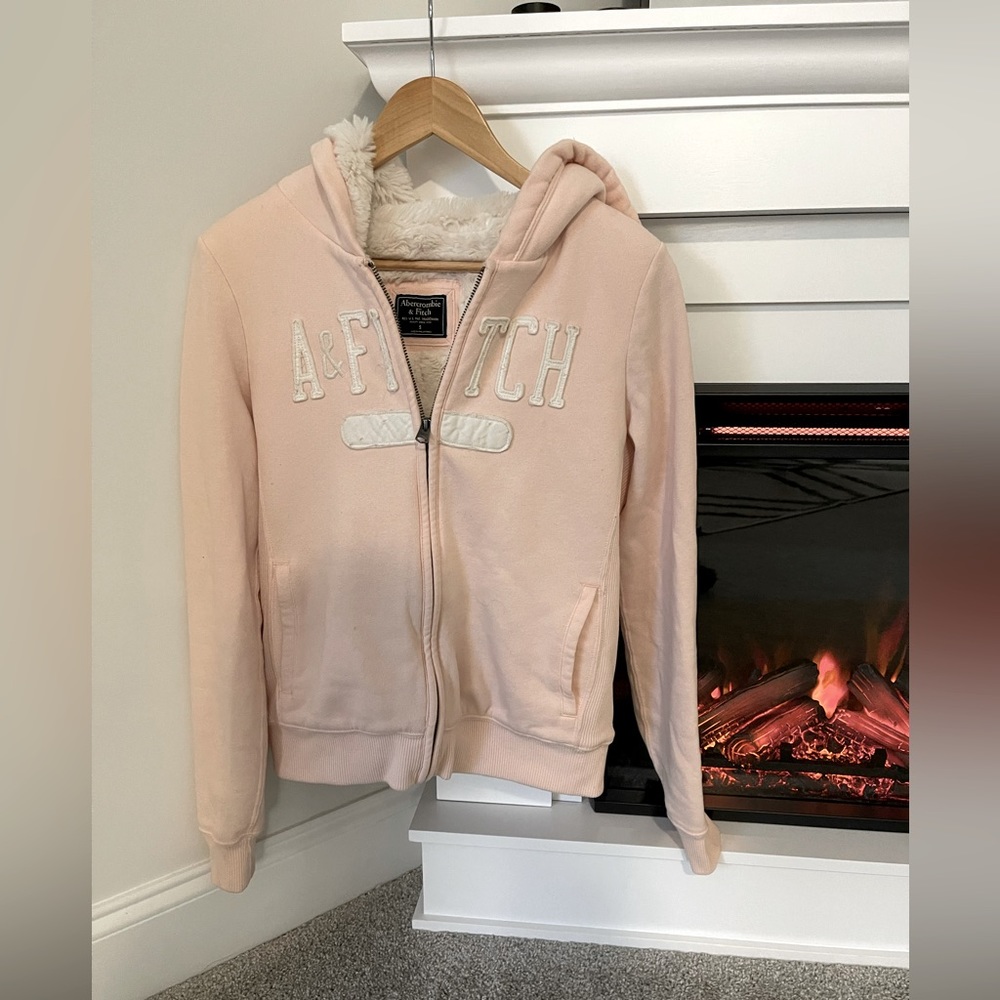 Abercrombie faux fur lined hoodie